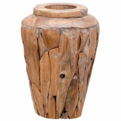 Vase de décoration 40 x 60 cm Bois de teck solide 543502543502