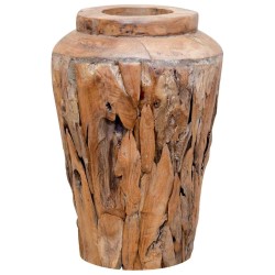 Vase de décoration 40 x 60 cm Bois de teck solide 543502543502