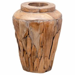 Vase de décoration 40 x 60 cm Bois de teck solide 543502543502