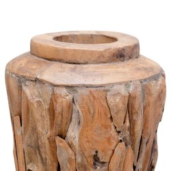 Vase de décoration 40 x 60 cm Bois de teck solide 543502543502