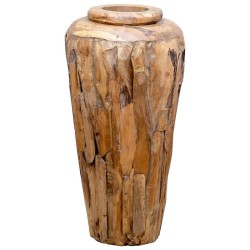 Vase de décoration 40 x 80 cm Bois de teck solide 543503543503