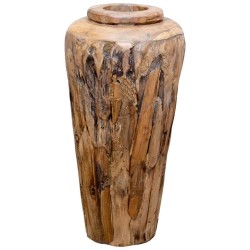 Vase de décoration 40 x 80 cm Bois de teck solide 543503543503