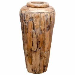 Vase de décoration 40 x 80 cm Bois de teck solide 543503543503