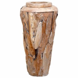 Vase de décoration 40 x 80 cm Bois de teck solide 543503543503