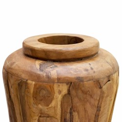 Vase de décoration 40 x 80 cm Bois de teck solide 543503543503