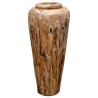 Vase de décoration 40 x 100 cm Bois de teck solide 543505543505