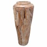 Vase de décoration 40 x 100 cm Bois de teck solide 543505543505