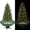 Arbre de Noël neigeux avec base de parapluie Vert 190 cm 543506543506