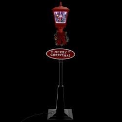 Lampadaire de Noël avec Père Noël 180 cm LED 543508543508