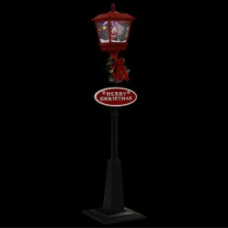 Lampadaire de Noël avec Père Noël 180 cm LED 543508543508