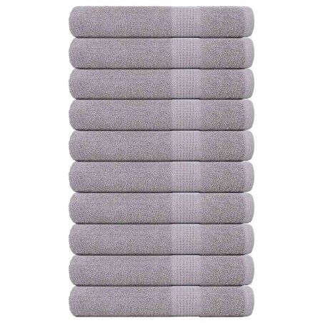 Serviettes de sauna FROGN 10 pcs gris 80x200 cm 360 g/m² 543511543511