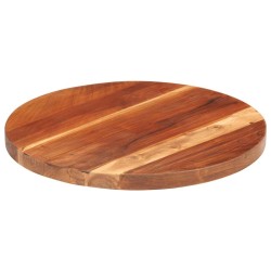 Dessus de table bois massif d'acacia rond 25-27 mm 40 cm 543512543512