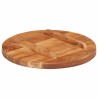 Dessus de table bois massif d'acacia rond 25-27 mm 40 cm 543512543512
