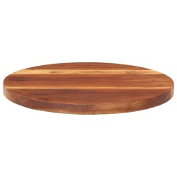 Dessus de table bois massif d'acacia rond 25-27 mm 40 cm 543512543512