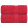 Serviettes de toilette FROGN 2 pièces Rouge 30x30 cm 360 g/m² 543514543514