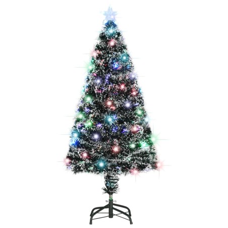 Arbre de Noël pré-éclairé avec support et LED 120 cm fibre optique 543519543519