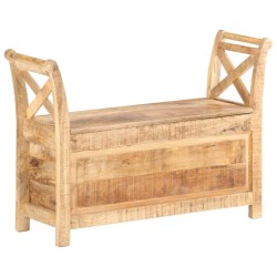 Banc d'entrée 103x33x72 cm Bois de manguier solide 543520543520