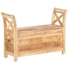 Banc d'entrée 103x33x72 cm Bois de manguier solide 543520543520