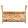 Banc d'entrée 103x33x72 cm Bois de manguier solide 543520543520