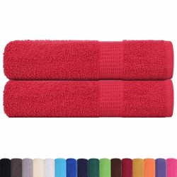 Serviettes de douche FROGN 2 pcs rouge 70x140 cm 360 g/m² 543522543522