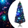 Arbre de Noël pré-éclairé avec support et LED 210 cm fibre optique 543527543527