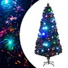 Arbre de Noël pré-éclairé avec support et LED 180 cm fibre optique 543528543528