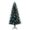 Arbre de Noël pré-éclairé avec support et LED 180 cm fibre optique 543528543528