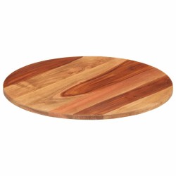 Dessus de table bois massif d'acacia rond 15-16 mm 40 cm 543529543529