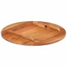 Dessus de table bois massif d'acacia rond 15-16 mm 40 cm 543529543529