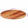 Dessus de table bois massif d'acacia rond 15-16 mm 40 cm 543529543529