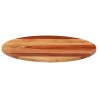 Dessus de table bois massif d'acacia rond 15-16 mm 40 cm 543529543529