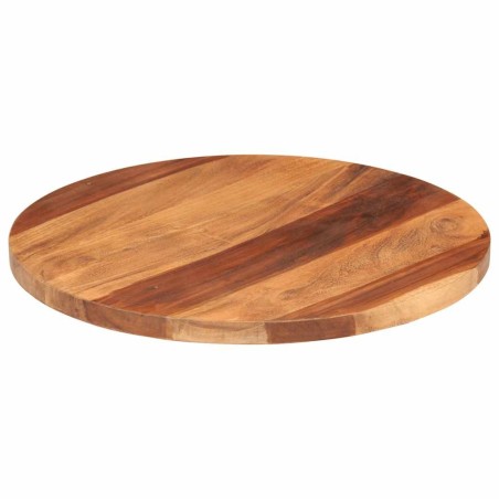 Dessus de table bois massif d'acacia rond 25-27 mm 50 cm 543531543531