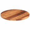 Dessus de table bois massif d'acacia rond 25-27 mm 50 cm 543531543531