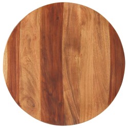 Dessus de table bois massif d'acacia rond 25-27 mm 50 cm 543531543531