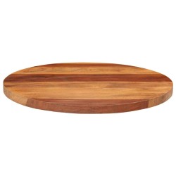Dessus de table bois massif d'acacia rond 25-27 mm 50 cm 543531543531