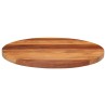 Dessus de table bois massif d'acacia rond 25-27 mm 50 cm 543531543531