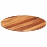 Dessus de table bois massif d'acacia rond 15-16 mm 70 cm 543535543535