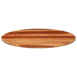 Dessus de table bois massif d'acacia rond 15-16 mm 70 cm 543535543535