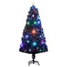 Arbre de Noël pré-éclairé avec support et LED 120 cm fibre optique 543539543539