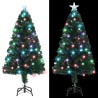 Arbre de Noël pré-éclairé avec support et LED 120 cm fibre optique 543539543539