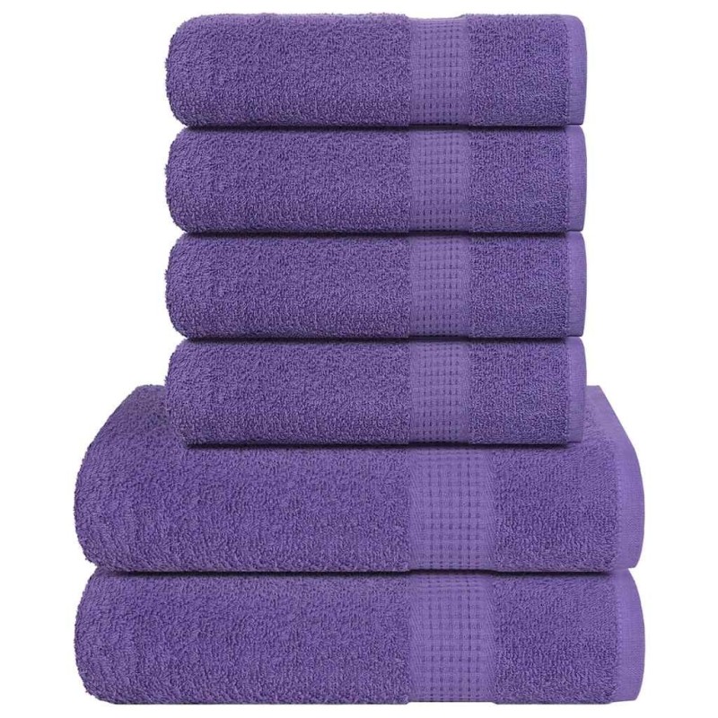 Ensemble de serviettes FROGN 6 pcs violet 360 g/m² 543548543548