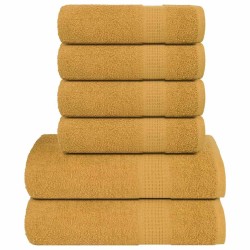 Ensemble de serviettes FROGN 6 pcs doré 360 g/m² 543550543550