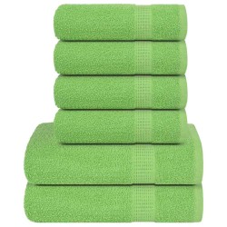 Ensemble de serviettes FROGN 6 pcs vert pomme 360 g/m² 543553543553