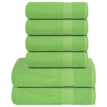 Ensemble de serviettes FROGN 6 pcs vert pomme 360 g/m² 543553543553