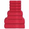 Ensemble de serviettes FROGN 8 pcs rouge 360 g/m² 543568543568
