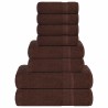 Ensemble de serviettes FROGN 8 pcs marron 360 g/m² 543569543569