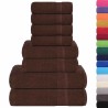 Ensemble de serviettes FROGN 8 pcs marron 360 g/m² 543569543569