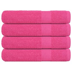 Serviettes de sauna FROGN 4 pcs rose 80x200 cm 360 g/m² 543584543584
