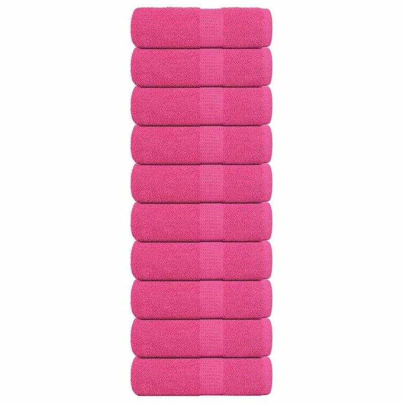 Serviettes d'invité FROGN 10 pcs rose 30x50 cm 360 g/m² 543586543586