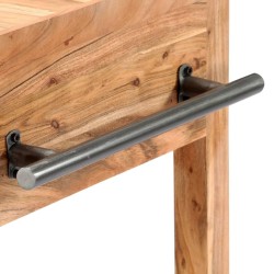 Chariot de cuisine 58x58x89 cm Bois d'acacia massif 543587543587